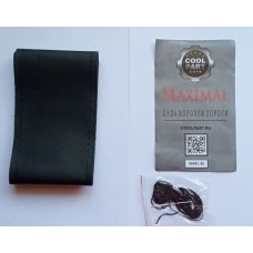Оплетка MAXIMAL 966BL-BL нат.кожа, нить, игла черный