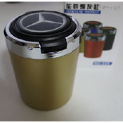 Пепельница с подсветкой  с эмблемой марки авто GOLD (золотая) VOLVO