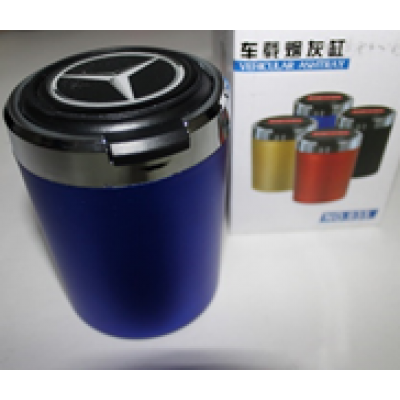 Пепельница с подсветкой с эмблемой марки авто BLUE (синяя) MITSUBISHI