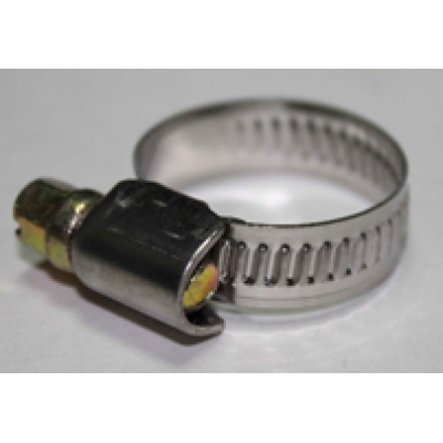 Хомут обжимной металлический 12-20mm из нержавеющей стали