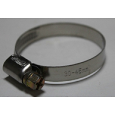 Хомут обжимной металлический 2" 35-51mm из нержавеющей стали