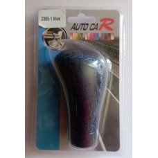 Ручка КПП MS2305-1 с отстрочкой экокожа чёрно-синяя