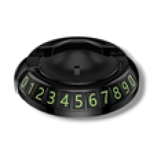 Автовизитка-держатель телефона ЧЁРНЫЙ B087