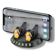Автовизитка-держатель телефона DOG B088