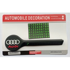 Автовизитка парковочная AUDI D167