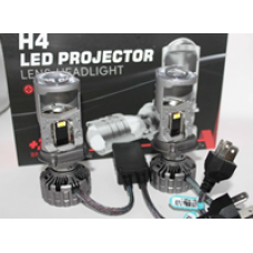 H4 LED PROJECTOR LENS (+350%) 9-32V 50W/70W/1лампа (компл -2 шт)