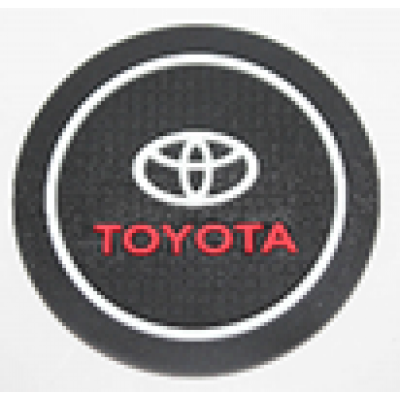 Коврик в подстаканник TOYOTA (диаметр 72 mm) D126