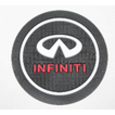 Коврик в подстаканник INFINITI (диаметр 72 mm) D128