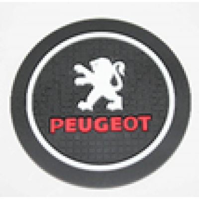 Коврик в подстаканник PEUGEOT (диаметр 72 mm) D144