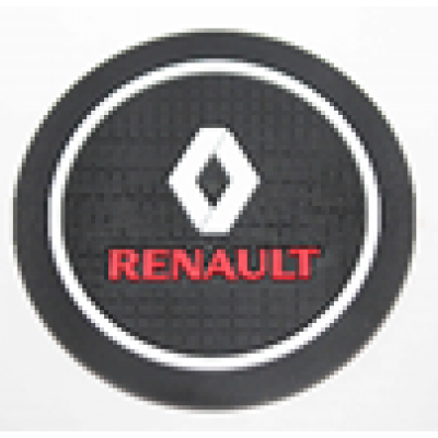 Коврик в подстаканник RENAULT (диаметр 72 mm) D145