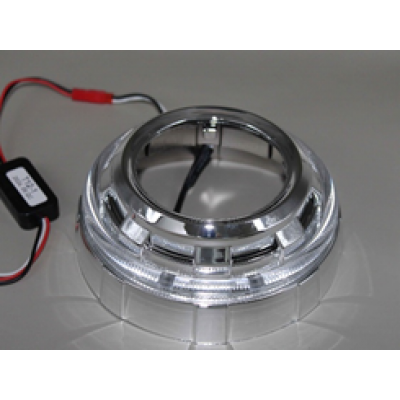 Z024 Маска для линзы LANDROVER 3,0" (серебристая)