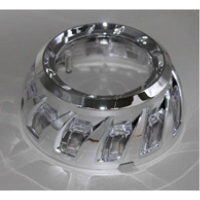 Z011 Маска для линзы TURBINE CHROM 3,0" (серебристая)