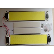 Плафон освещения для авто универсальный COB 16W 12-80V 245*60mm (к-т 2 шт) белый H117
