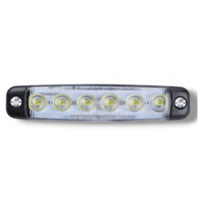 Фонари габаритные светодиодные 6LED 24V (компл - 2 шт) H136 White (БЕЛЫЙ)
