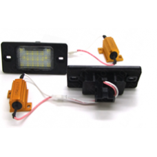 Светодиодные фонари подсветки номерного знака для VOLKSWAGEN, PORSCHE 3W 12V (компл-2шт)OEM: 95563162002, 95563162003, 7L5943021A, 1J5943021D, 1J5943021A