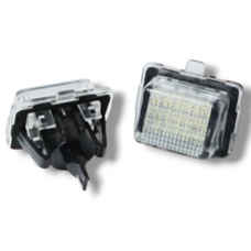ZL-B04/OR-7204 Светодиодные фонари подсветки номера для Mercedes-Benz W204 (компл - 2 шт) (аналог PZD0010) OEM: 1K8943021, 3D0943021A Z043