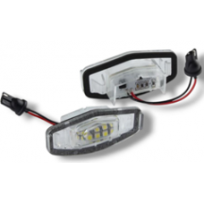 ZL-K02/OR-71102 Светодиодные фонари подсветки номера для HONDA Civic (компл - 2 шт) OEM: 34100S0A013, 34104S0A013, 34100S84A01, 34106SNBA01, 34103SNB003, H02875100 Z054