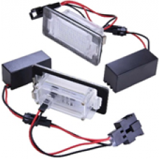 OR-7302-1 Светодиодные фонари подсветки номера для AUDI A3, S3, A4, RS4, S4, A5, S5 3W 12V + CANBUS (компл - 2шт) OEM: 4G0943021, 4G0943021A