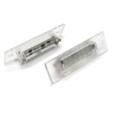 Светодиодные фонари подсветки номерного знака для PORSCHE 911, BOXSTER 3W 12V  (компл - 2 шт) OEM: 9646316200101C