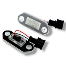 Светодиодные фонари подсветки номерного знака для VOLKSWAGEN, SKODA 3W 12V (компл - 2 шт) OEM: 1H5943119 PZD0175
