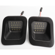 Светодиодные фонари подсветки номерного знака для DODGE RAM  3W 12V (компл-2шт)OEM: 55077291AE, 55077292AE, 55077291AF, 55077292AF