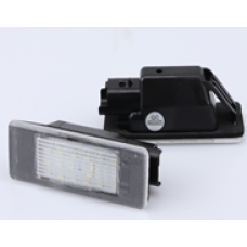 Светодиодные фонари подсветки номерного знака для PEUGEOT, CITROEN, MERCEDES-BENZ 3W 12V (компл-2шт)OEM: 6340F0, 6340 A5, 9682403680