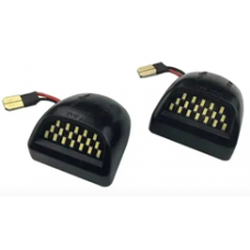 Фонари светодиодные подсветки номера для CHEVROLET, GMC, CADILLAC 3W 12V (компл - 2 шт) OEM: 15049281, 15805196, 22794700, 22788117