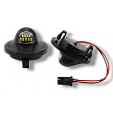 Фонари светодиодные подсветки номера для FORD, Lincoln 3W, 12V (компл - 2 шт) OEM: F37Z-13550-A, F37Z-13550-AA, F67Z13550AA, F1TZ13550A БЕЛЫЙ