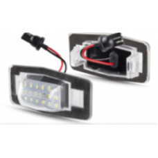 Фонари светодиодные подсветки номера для MAZDA, FORD 3W 12V (компл - 2 шт) OEM: NC1051270 A/B/C PZD0167