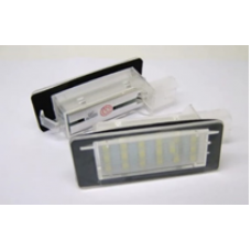 Светодиодные фонари подсветки номерного знака для RENAULT 3W 12V (компл - 2 шт) OEM: 8200957874, 8200013577, 8200480127, 265108474P, 8200013577F, 26510899OE PZD0077