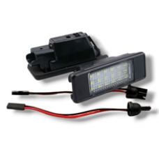 Светодиодные фонари подсветки номерного знака для NISSAN 3W 12V (компл - 2 шт) OEM: 2626189965, 265108990A, 26510JD00A, 265103BB0A, 26510AU300, 26511AU310, 6398200256, 9069062100 PZD0079-3