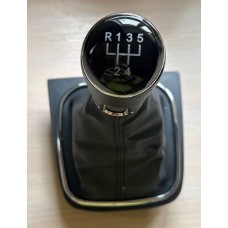 Ручка КПП с чехлом для VW Golf 6 MK5, MK6 (2005-2012) (CXVW-14) P013