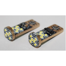 Светодиод T10 NEW 2016-18SMD 2.8W nonpolar CANBUS 12-24V белый V0526