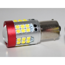 Светодиод одноконтактный 1156-3030-39SMD-CREE 9.5W 12-80V белый V0533