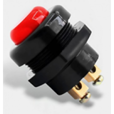 Выключатель 2-контактный без фиксации ON-OFF 12-24V 5A RED Q098