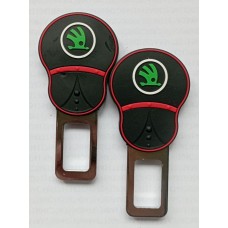 Заглушки ремня безопасности резиновые SKODA (комп - 2 шт) N518