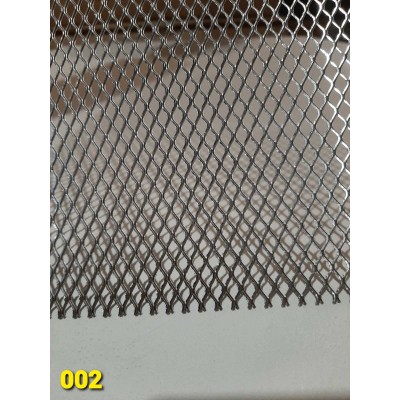 Сетка 250*1000 Серебристая 002 Ромб