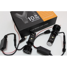 Y10 MINI LED LENS H7 с вентилятором (компл -2 шт)