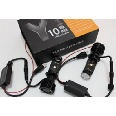 Y10 MINI LED LENS H7 с вентилятором (компл -2 шт)