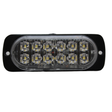 Фара светодиодная дополнительная в алюминиевом корпусе JR-12T 3030 10W 12-24V White FLASH (белая вспышка) 110mm*40mm*10mm K052