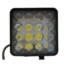 Фара светодиодная дополнительная в алюминиевом корпусе JR-29-6D-48W White SPOT 105mm*120mm*45mm K040