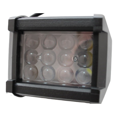 Фара светодиодная дополнительная в алюминиевом корпусе JR-F-36W(4D) White SPOT K016
