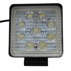 Фара рабочего света 9SMD 27W 12-80v квадрат 105mm*120mm*20mm S012 Фара рабочего света 9SMD 27W 12-80v квадрат 105mm*120mm*20mm S012