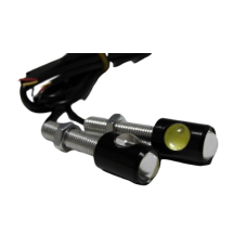 Ходовые огни COB-high power-FLASH (моргание) DRL Eagle eye 12V (компл - 2 шт)  2 режима R018