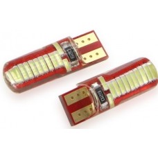 Светодиод T10 NEW 24 COB SILIKON W 12V 0067 Светодиод T10 NEW 24 COB SILIKON W 12V 0067