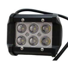 Фара светодиодная дополнительная в алюминиевом корпусе JR-C-18W 9-32V White SPOT 95mm*73mm*60mm К062