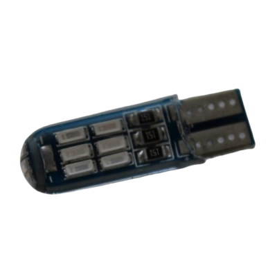 Светодиод T10 NEW 15 COB SILICON 0069 Blue (СИНИЙ)