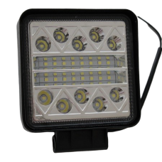 Фара светодиодная дополнительная в алюминиевом корпусе JR-66F-42W 9-32V White SPOT 110mm*125mm*45mm K067
