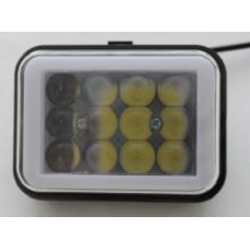 Фара рабочего света 12LED-36W LENS с кольцом 12-80v 100mm*70mm*38mm B022 Фара рабочего света 12LED-36W LENS с кольцом 12-80v 100mm*70mm*38mm B022
