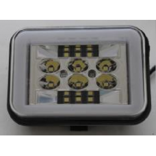 Фара рабочего света 12LED-36W с кольцом 12-80v 100mm*70mm*38mm B024 Фара рабочего света 12LED-36W с кольцом 12-80v 100mm*70mm*38mm B024